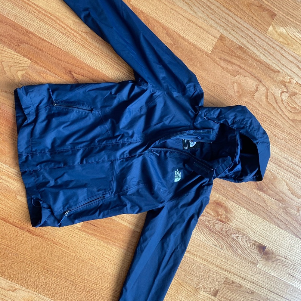 North Face rain coat